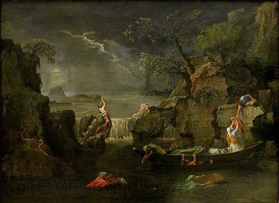 Nicolas Poussin L Hiver ou Le Deluge Spain oil painting art